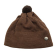 Unisex Villawool - Winter beanie, size 52 - 54 cm - Brown ()
