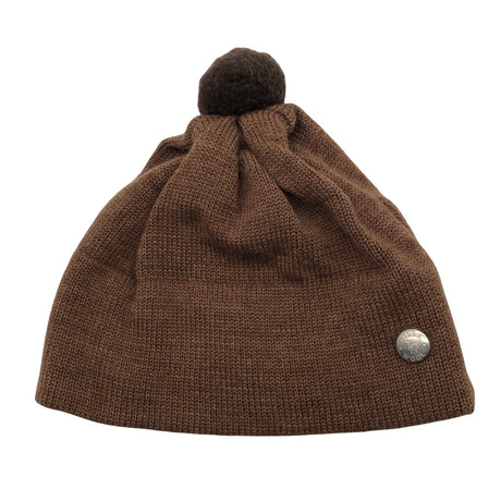 Unisex Villawool - Winter beanie, size 52 - 54 cm - Brown ()