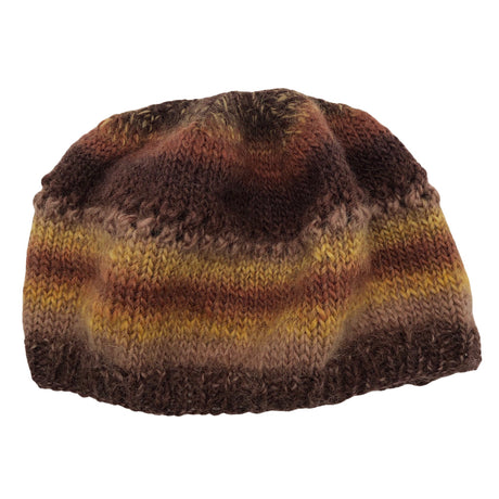 Unisex Handmade - Winter beanie, size 56 - 58 cm - Brown ()