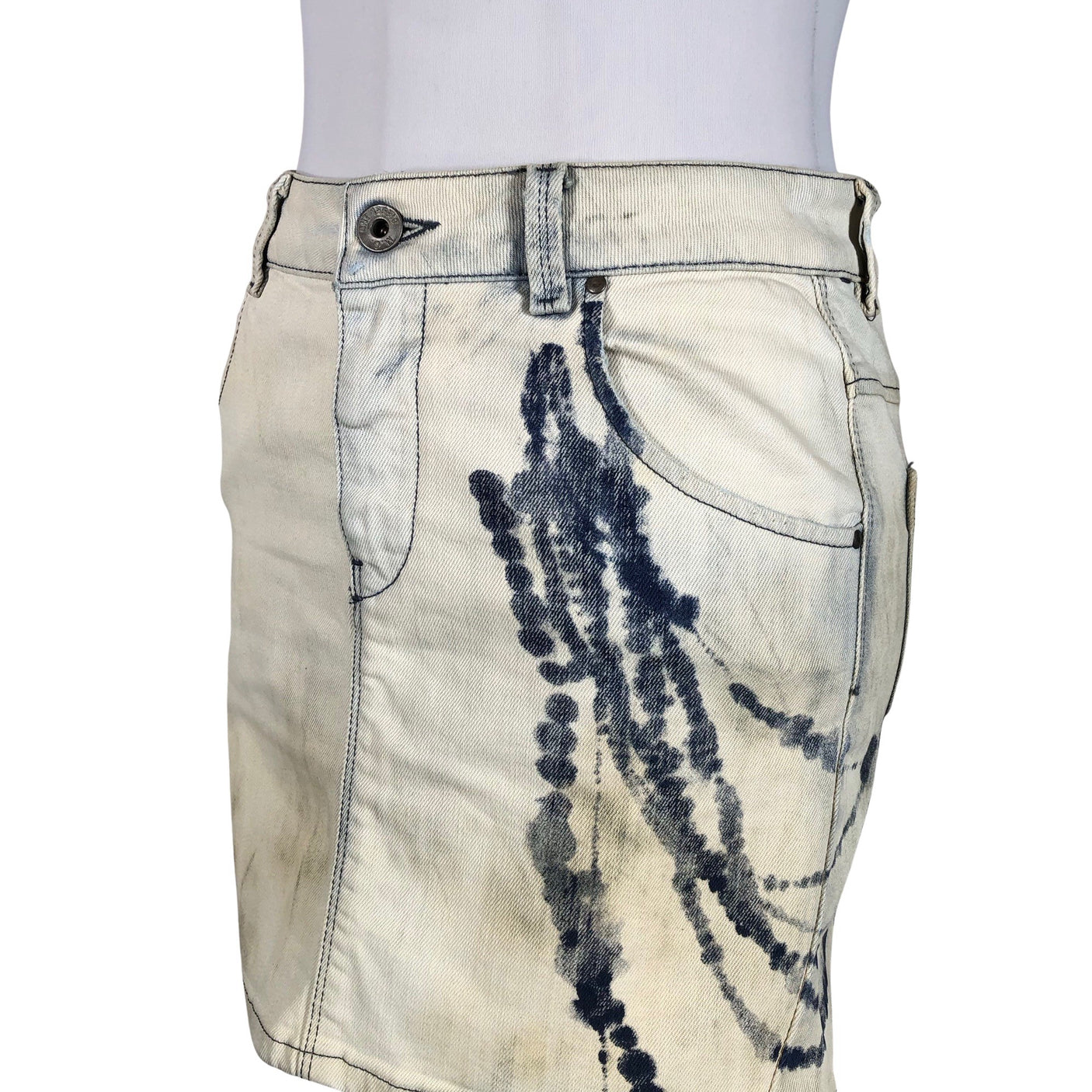 Unisex Diesel - Denim skirt, size W28 - Beige (3)