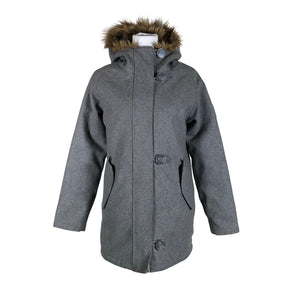 Unisex Makia - Wool coat, size 34 - Gray (1)