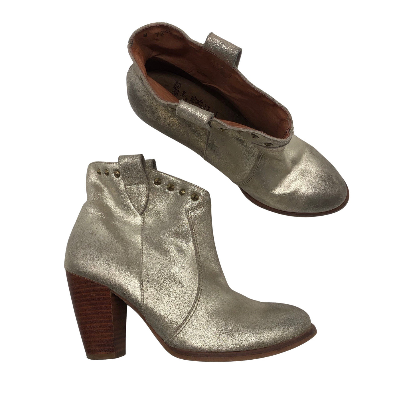 Unisex Wonders - Ankle boots, size 38 - Gold (1)