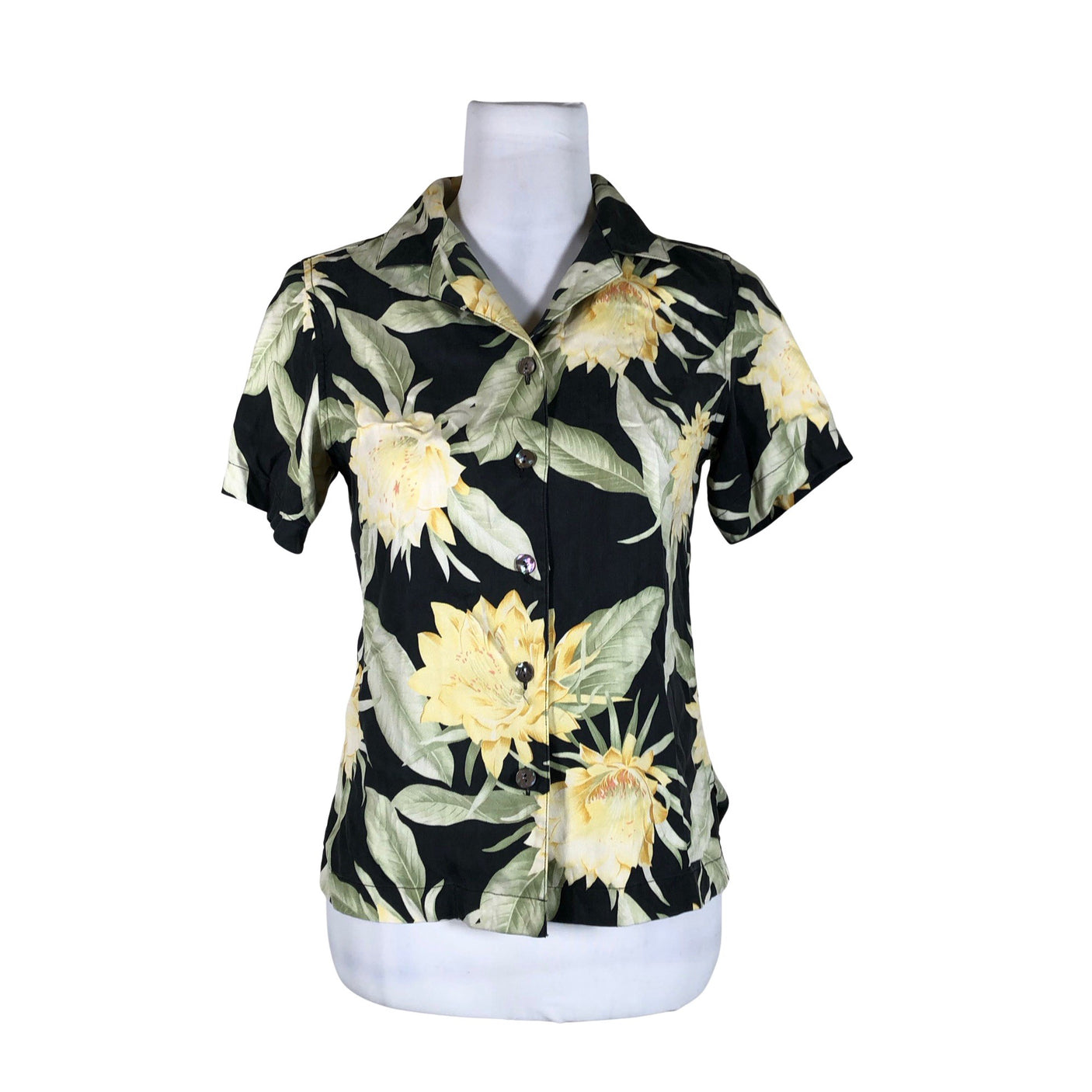 Unisex Tommy Bahama - Collared shirt, size 34 - Black (1)