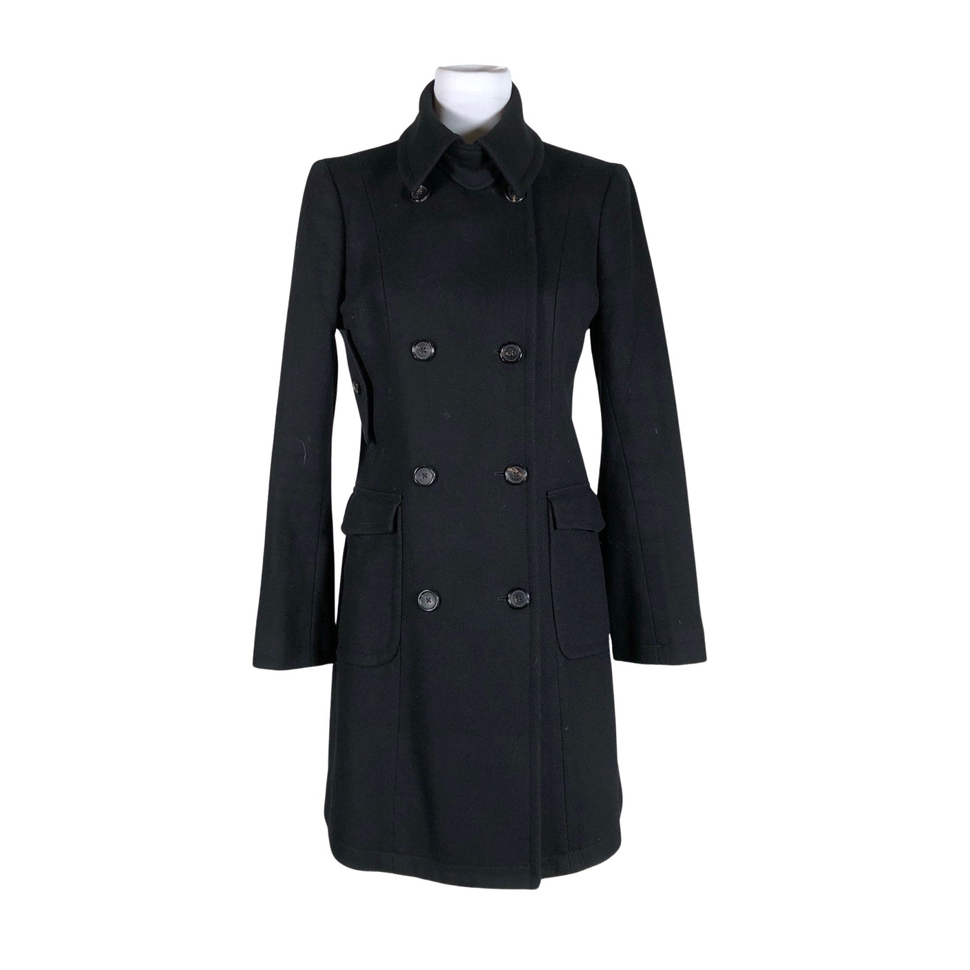 Unisex Tommy Hilfiger - Wool coat, size 40 - Black (1)