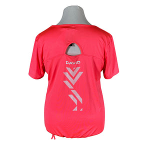 Unisex David - Sports shirt, short sleeve, size 44 - Red (2)