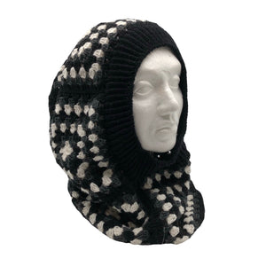 Unisex Handmade - Winter beanie, size 58 - 60 cm - Black (2)