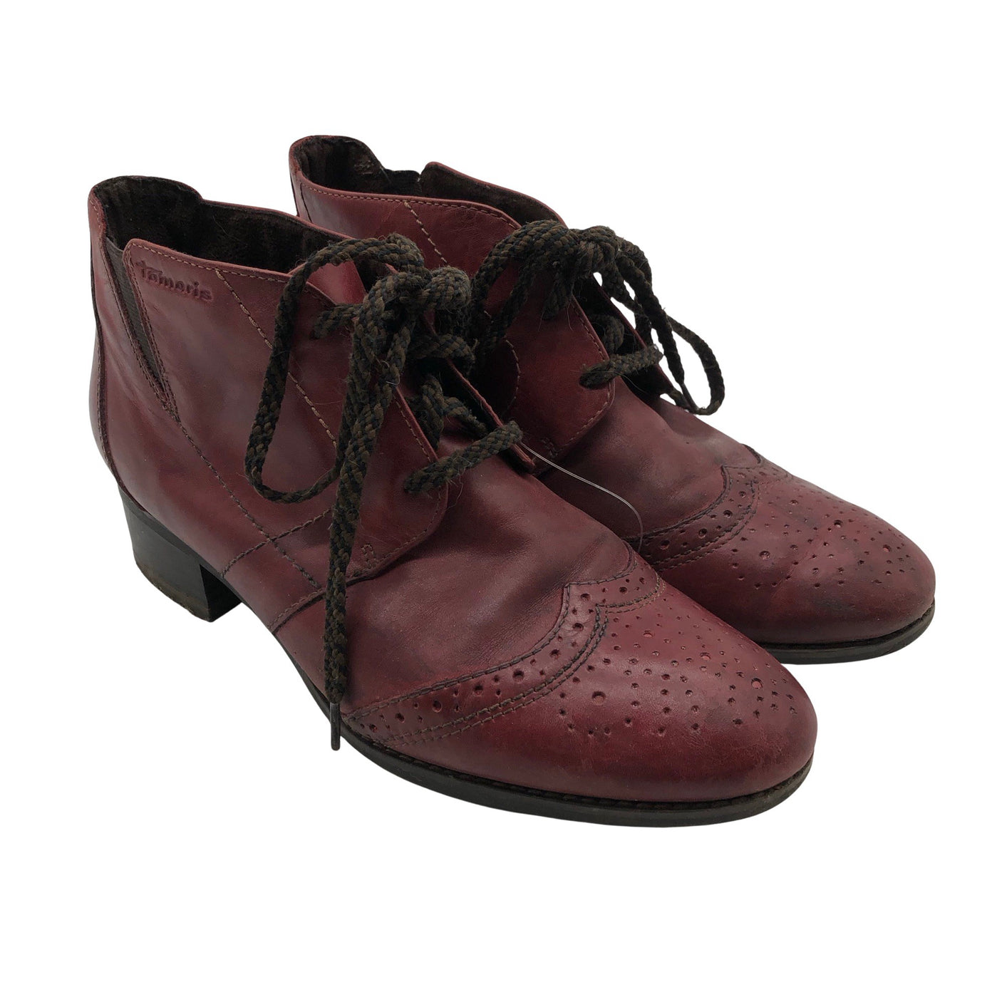 Unisex Tamaris - Ankle boots, size 39 - Red (2)