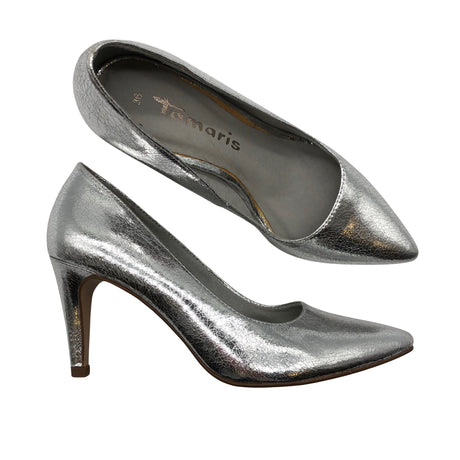 Unisex Tamaris - High heels, size 36 - Silver ()