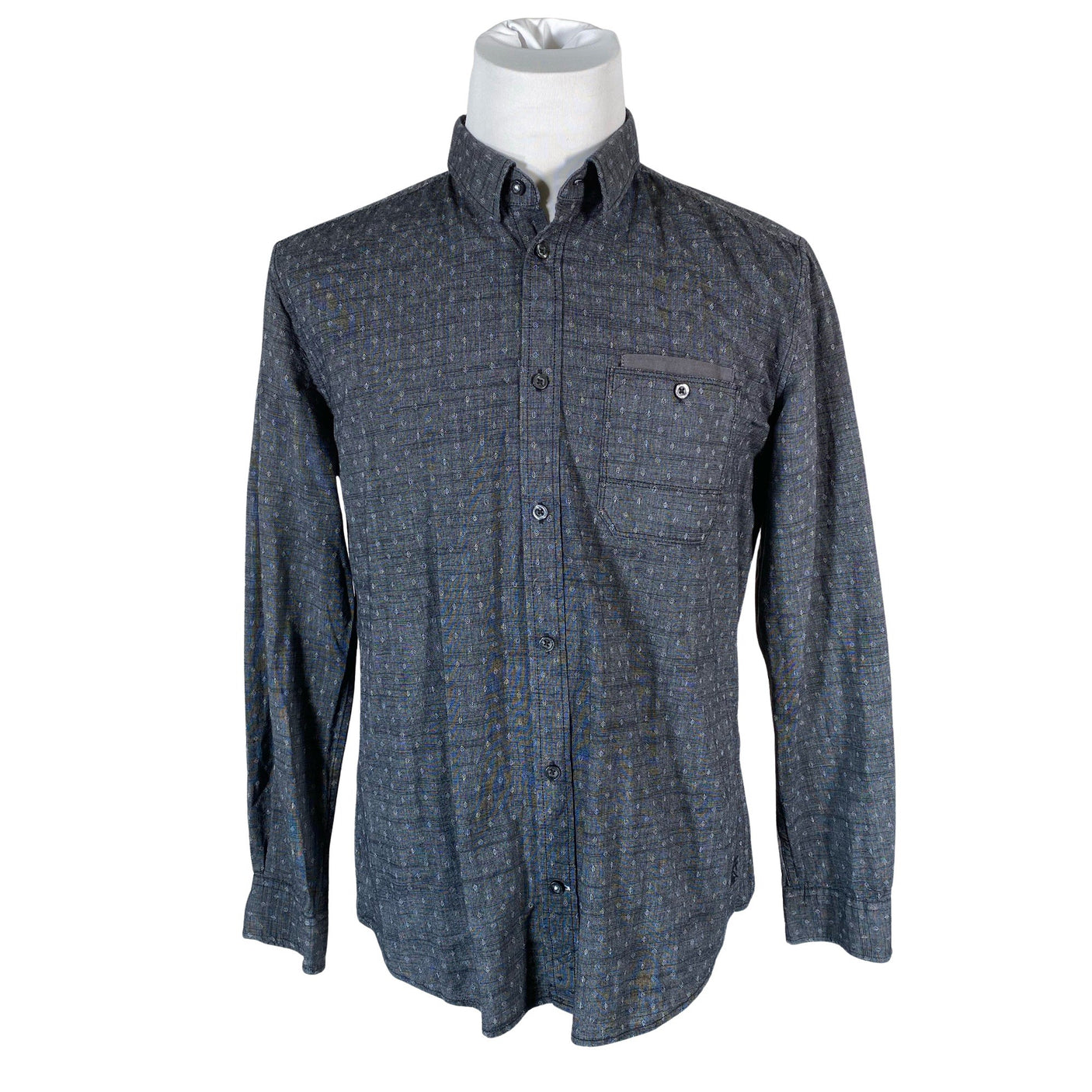Unisex Tom Tailor - Collared shirt, size XL - Gray (1)