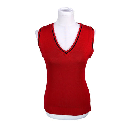 Unisex Norrison - Knit vest, size 36 - Red ()