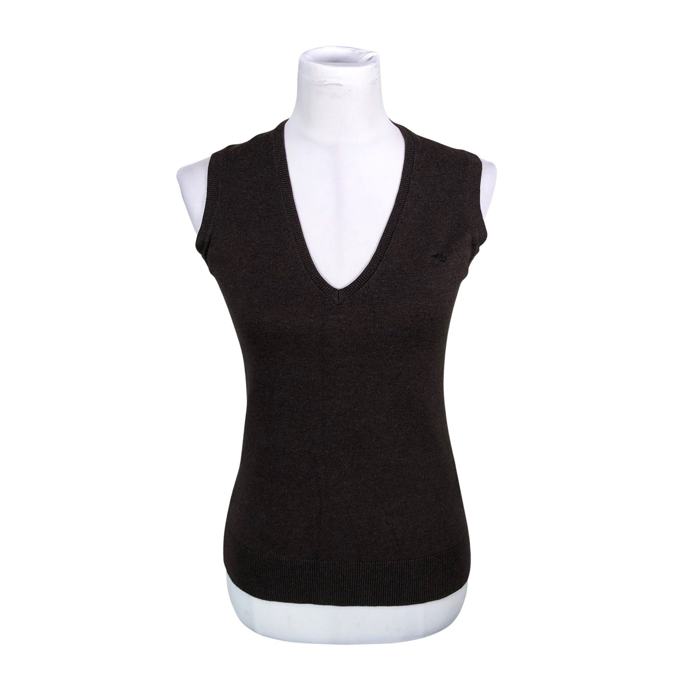 Unisex Esprit - Knit vest, size 36 - Brown (1)