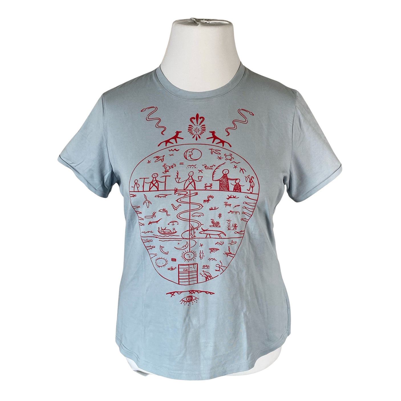 Unisex Monton - T-shirt, size 42 - Light blue (1)