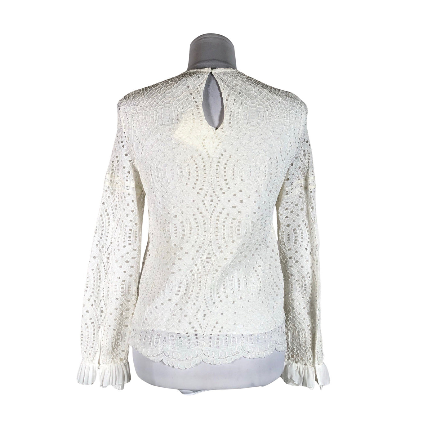 Unisex Massimo Dutti - Blouse, size 40 - White (2)