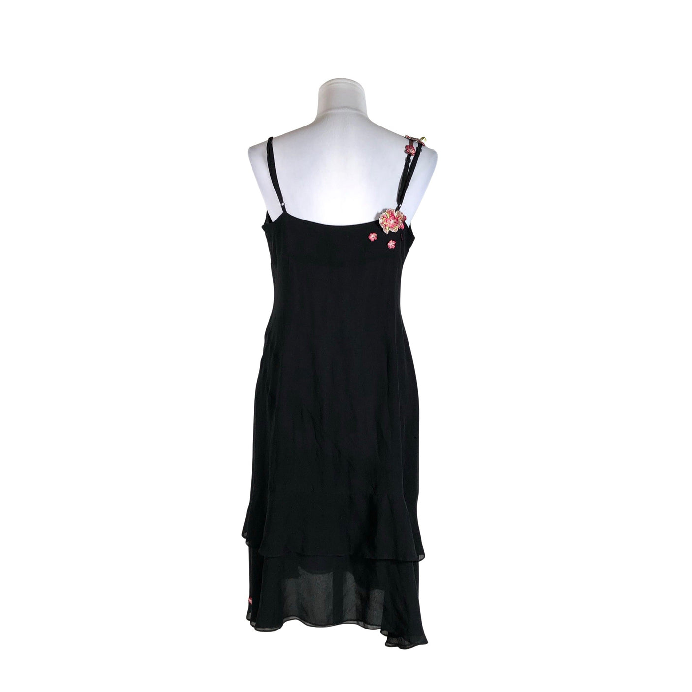 Unisex Karen Millen - Schiffon dress, size 40 - Black (2)