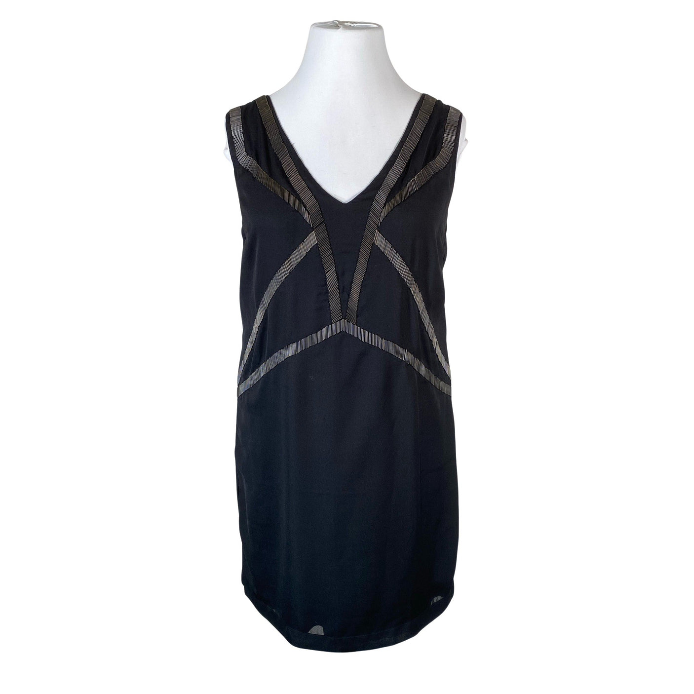 Unisex Soaked - Schiffon dress, size 42 - Black (1)