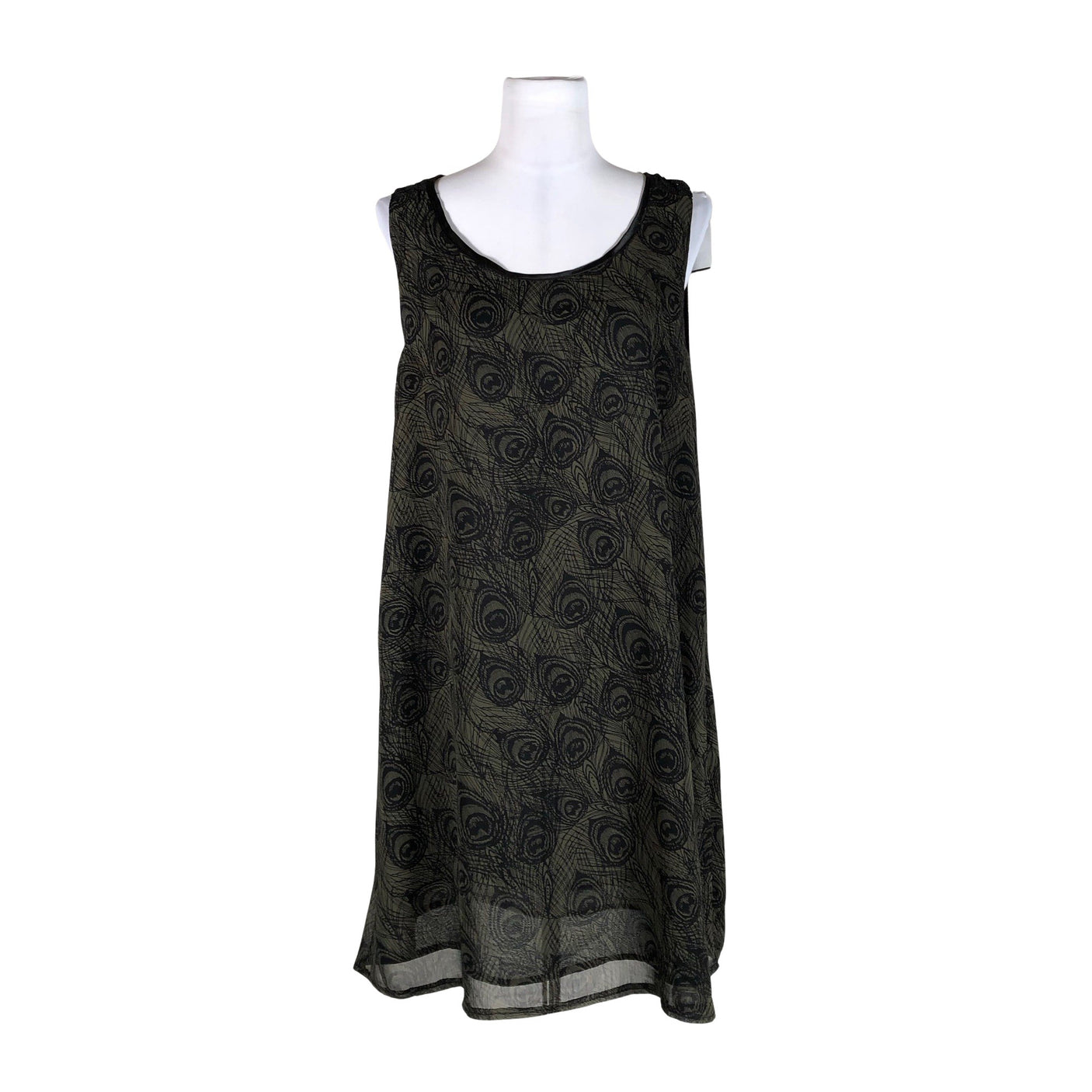 Unisex Soyaconcept - Schiffon tunic, size 40 - Green (1)