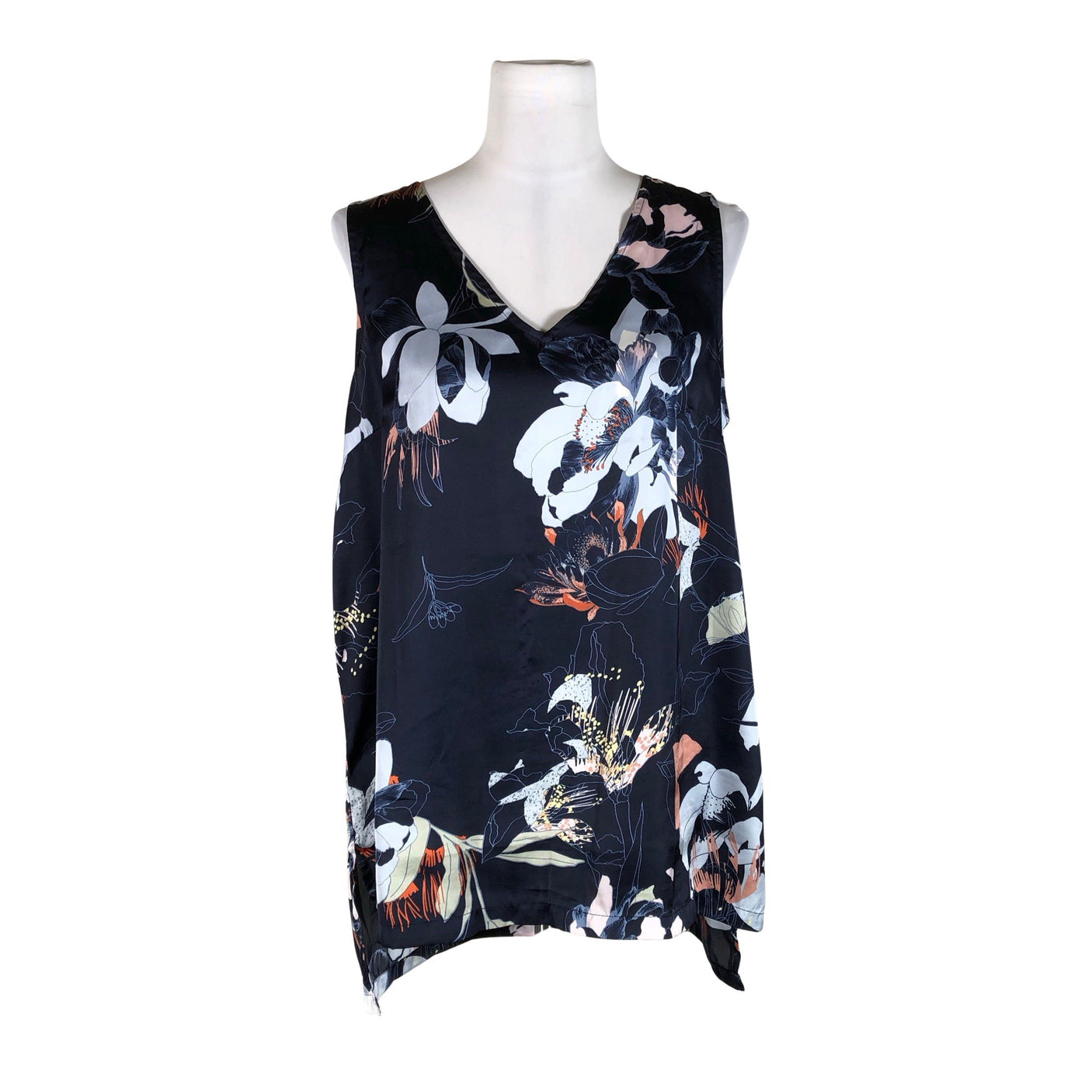Unisex Lindex - Schiffon tunic, size 38 - Blue (1)