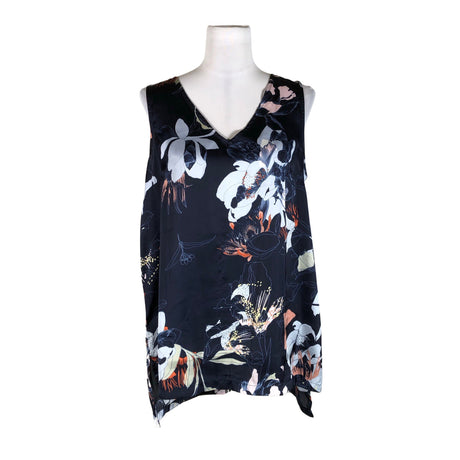 Unisex Lindex - Schiffon tunic, size 38 - Blue ()