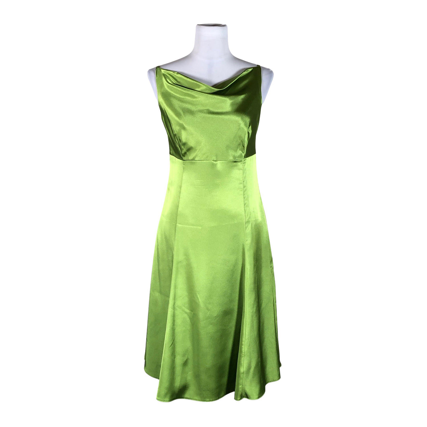 Unisex Your Face - Schiffon dress, size 38 - Green (1)