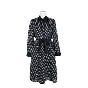 Unisex Ril's - Schiffon dress, size 40 - Black (1)