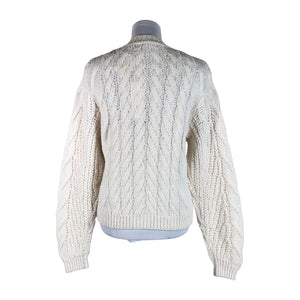 Unisex Samsoe&Samsoe - Cardigan, size 40 - Natural white (2)