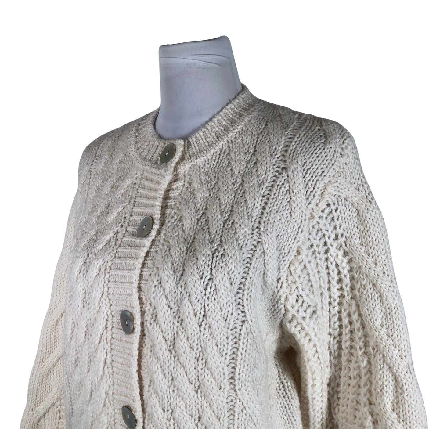 Unisex Samsoe&Samsoe - Cardigan, size 40 - Natural white (3)