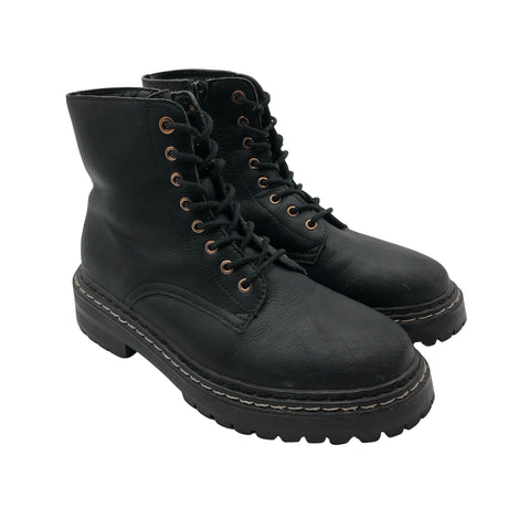 Unisex O.I.S - Army boots, size 39 - Black (2)