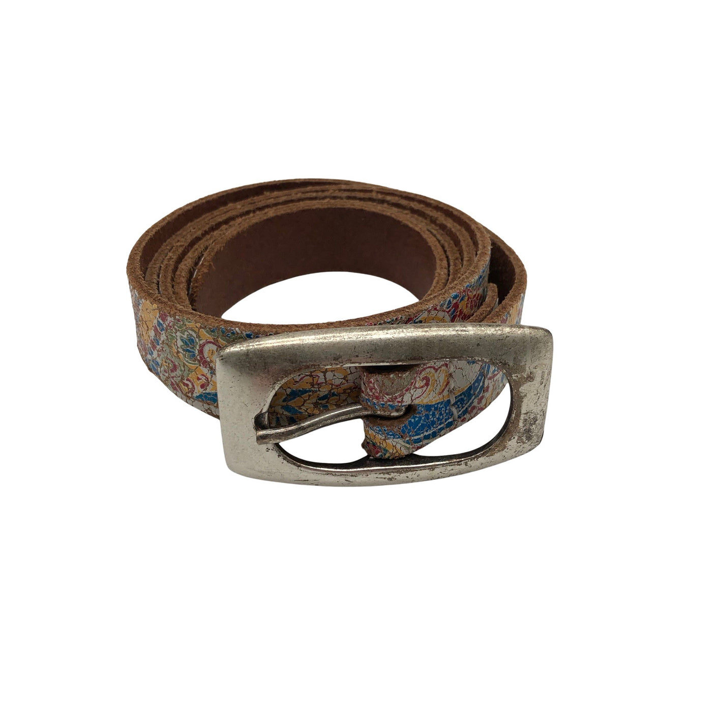 Unisex Esprit - Leather belt, size No size - Brown (1)