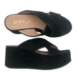 Unisex Unisa - Wedge sandals, size 37 - Black ()