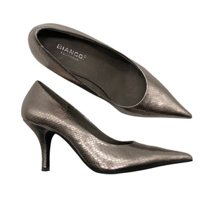 Unisex Bianco - High heels, size 36 - Silver (1)