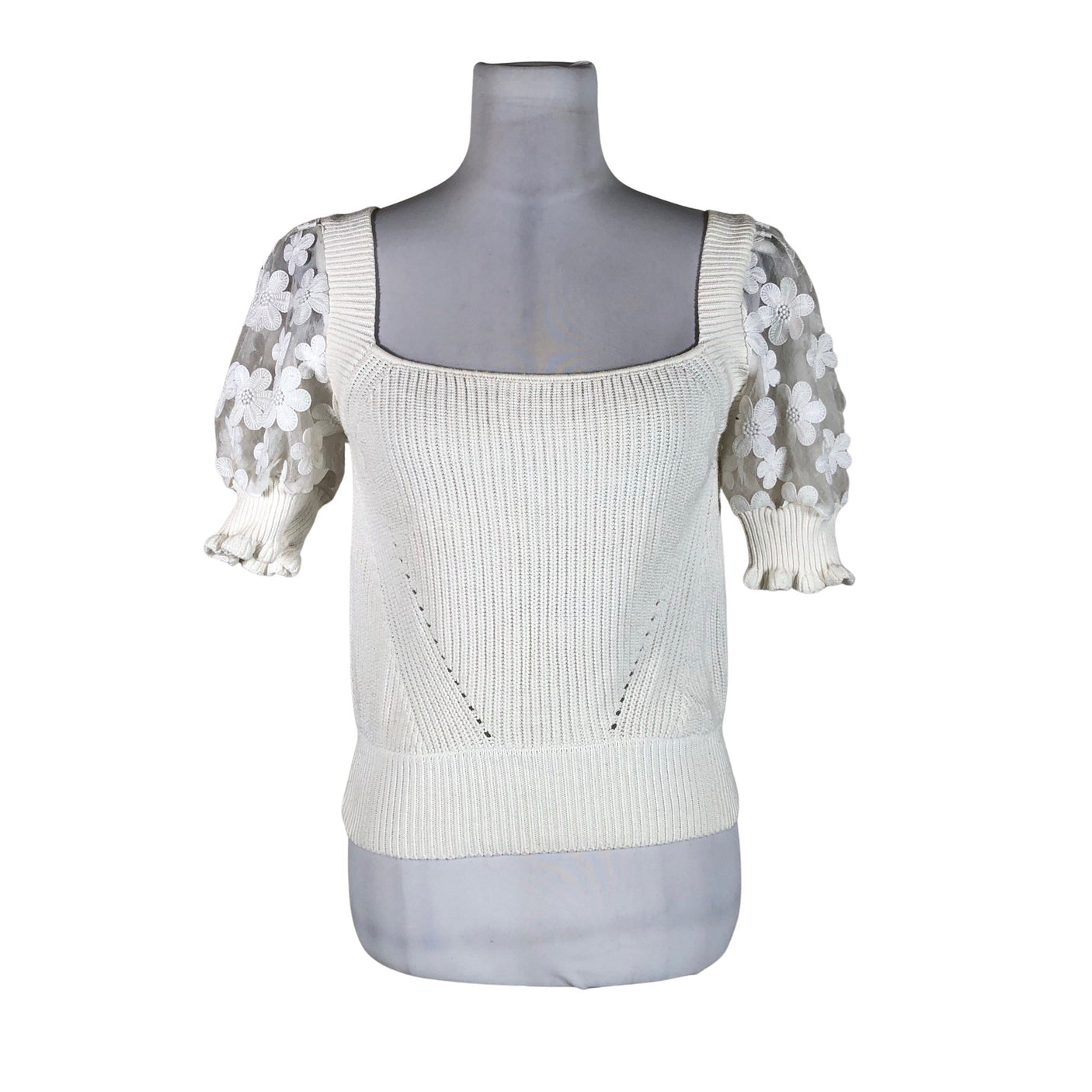 Unisex French Connection - Sweater, size 38 - White (1)