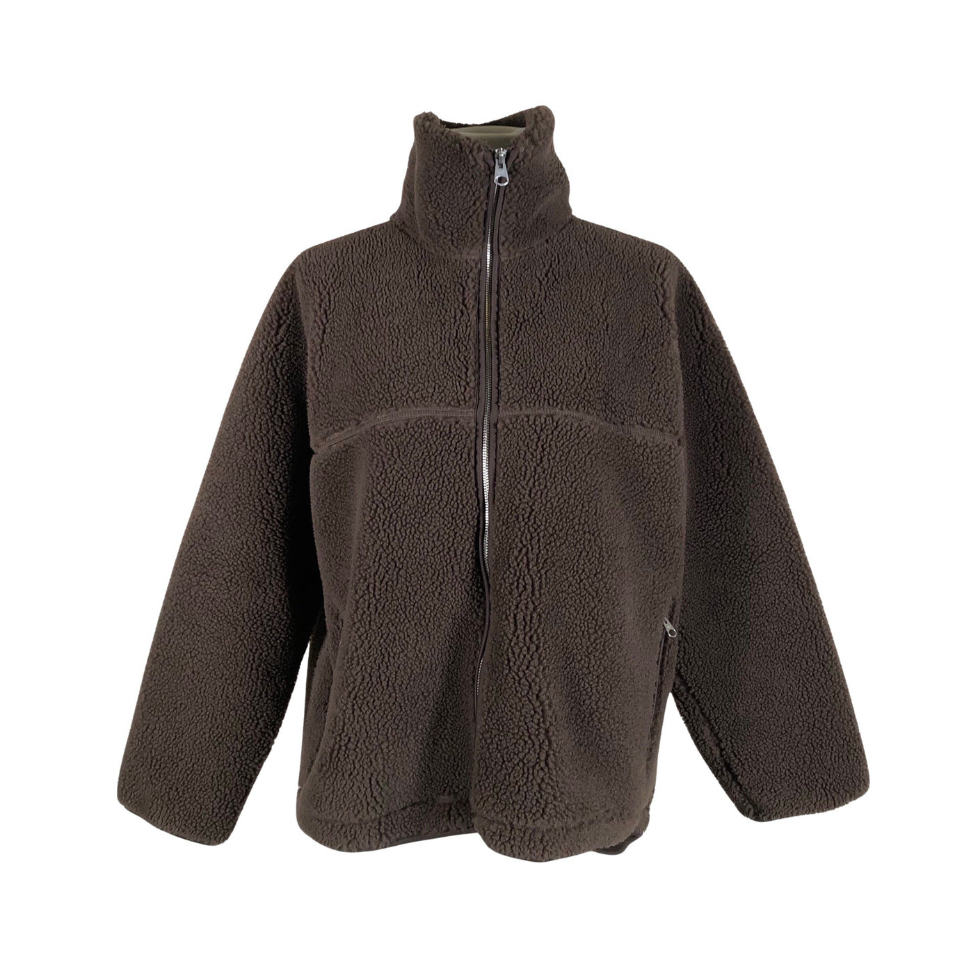 Unisex Arket - Fleece jacket, size 36 - Brown (1)