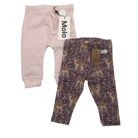 Unisex Molo Kids - Tricot pants, size 62 - 68 - Light pink ()