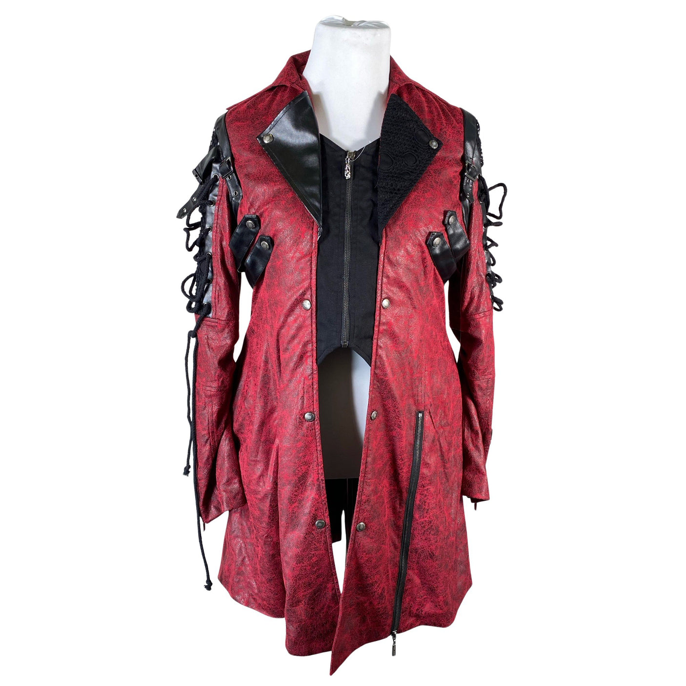 Unisex Punk Rave - Outdoor jacket, size 44 - Wine red (1)