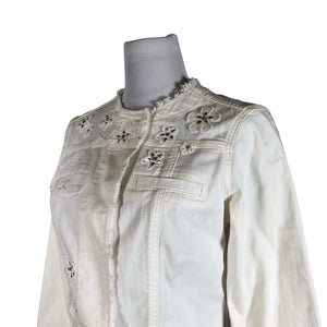 Unisex Liu Jo - Denim jacket, size 40 - Natural white (3)