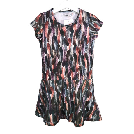 Unisex Minymo - Tricot dress, size 110 - 116 - Gray ()