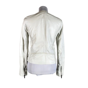 Unisex Pepe Jeans - Leather jacket, size 36 - Gray (2)
