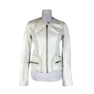 Unisex Pepe Jeans - Leather jacket, size 36 - Gray (1)