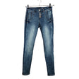Unisex Cream - Jeans, size W27 - Blue ()