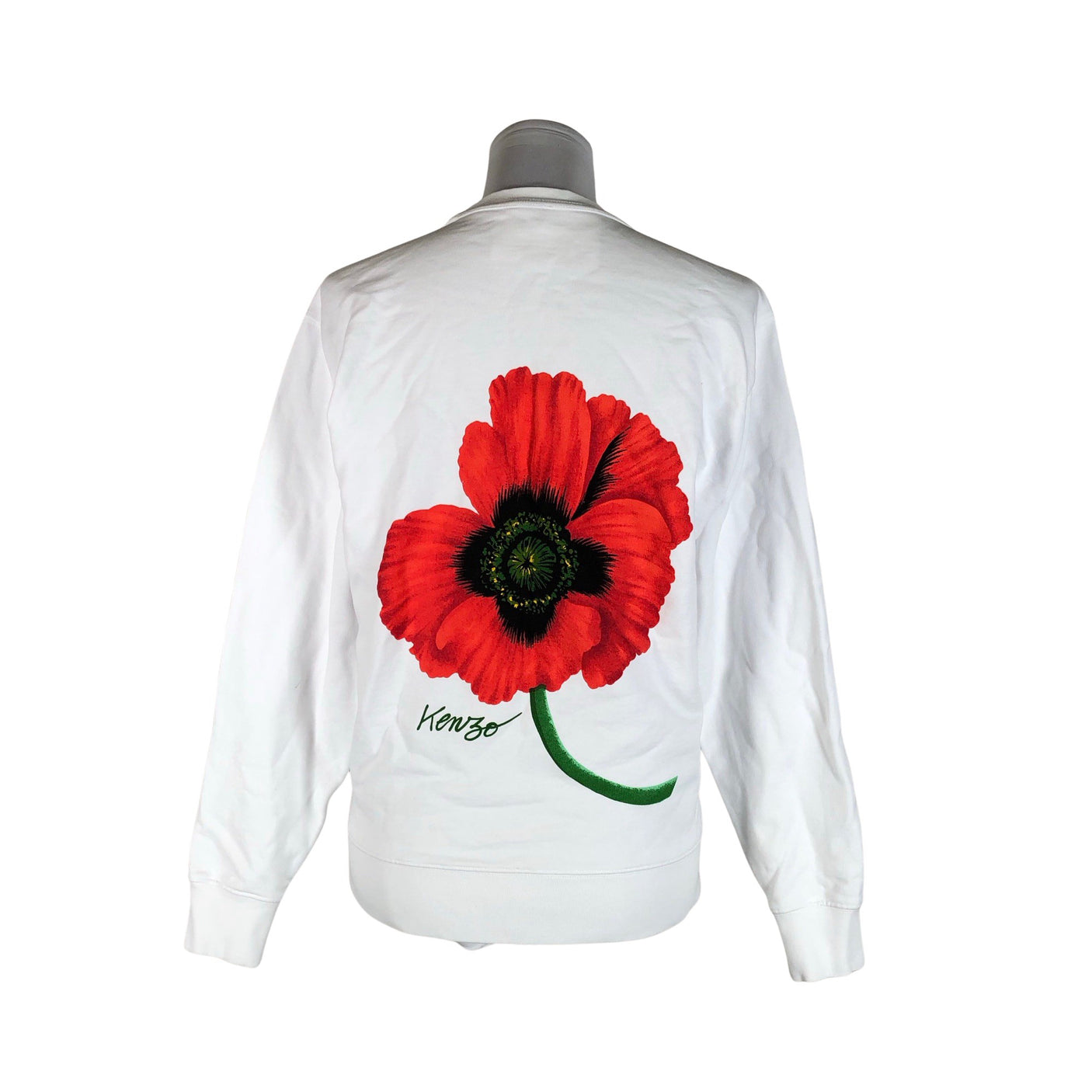 Kenzo - Dressikangast pluus, suurus 36 - Valge