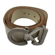 Unisex Calvin Klein Jeans - Leather belt, size No size - Natural white ()