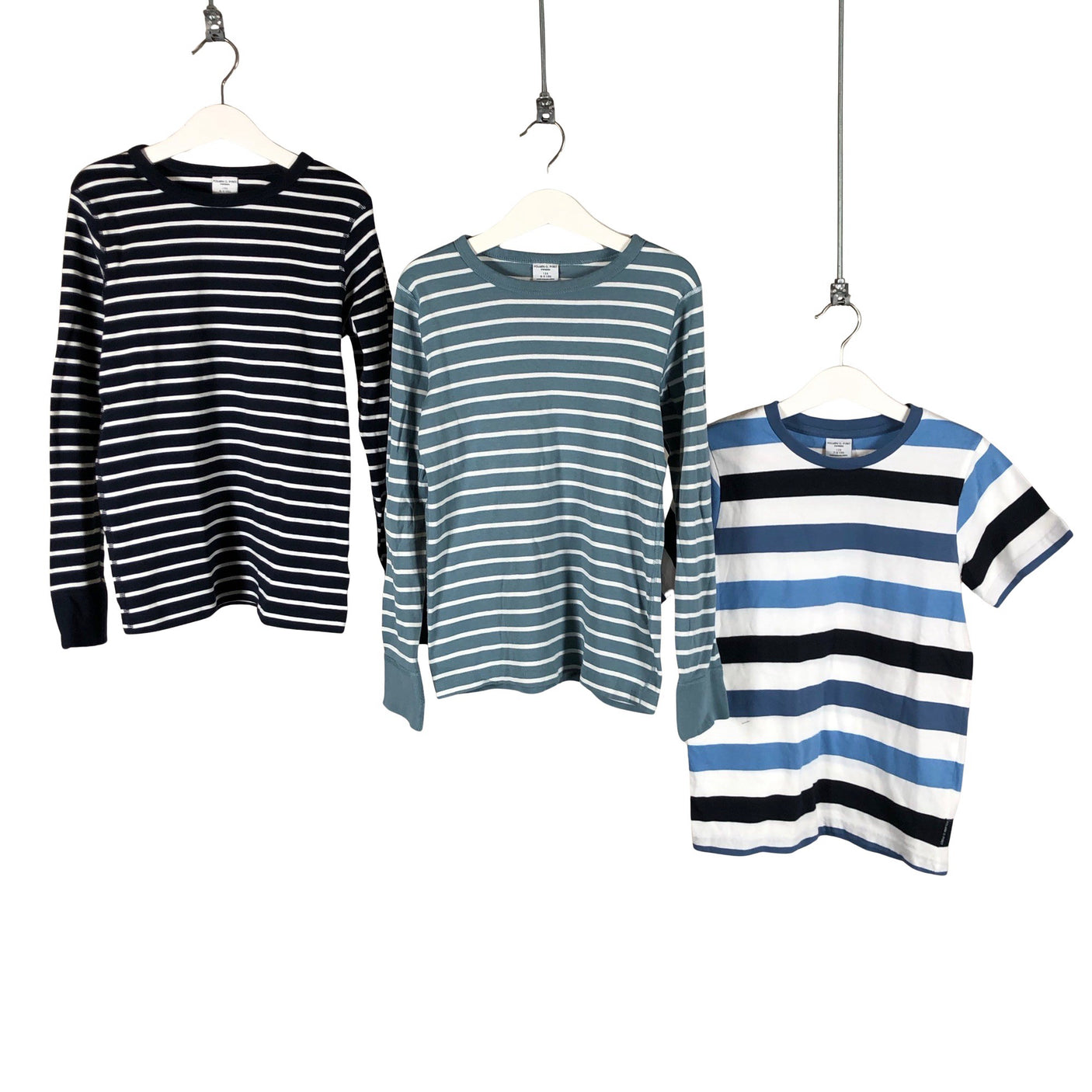 Unisex Polarn O. Pyret - Tricot shirt, size 128 - 134 - Blue (1)