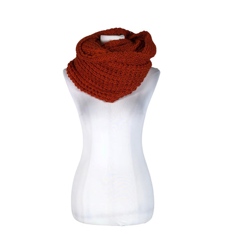 Unisex Global - Circle scarf, size Midi - Orange ()