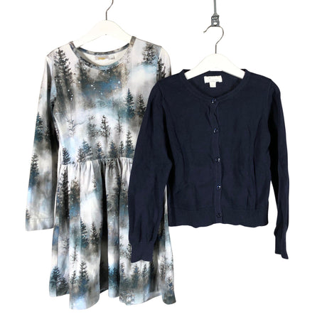 Unisex Mingnelin - Cardigan, size 128 - 134 - Blue ()