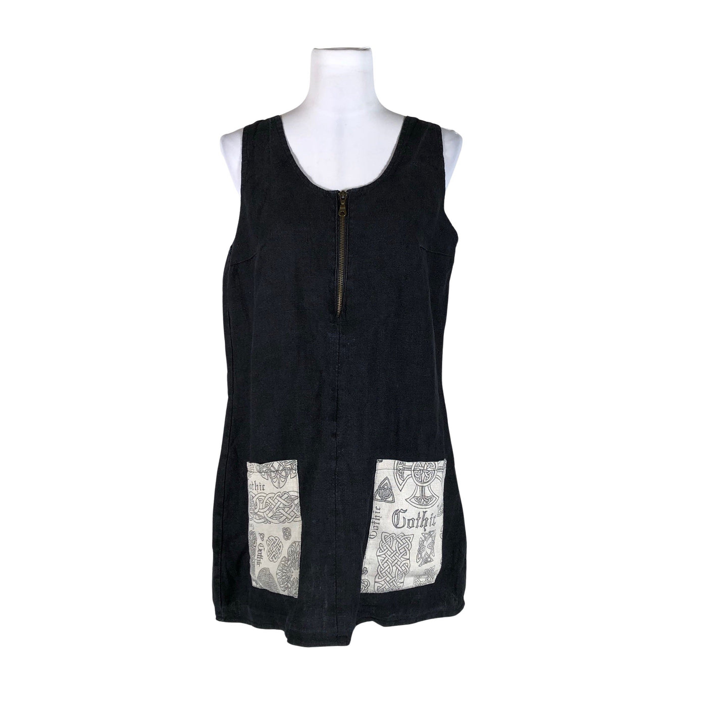 Unisex Handmade - Tunic, size 40 - Black (1)