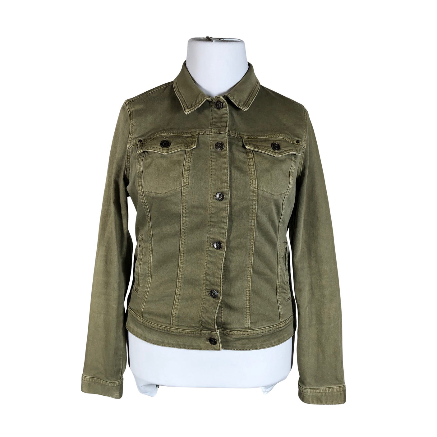 Unisex s.Oliver - Denim jacket, size 42 - Green (1)