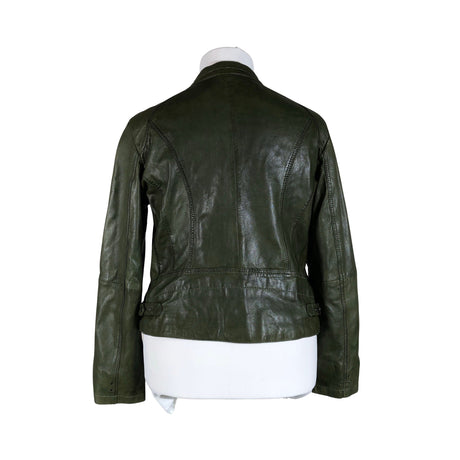 Unisex Saki - Leather jacket, size 48 - Green (2)