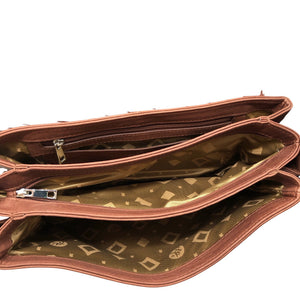 Unisex Adax - Shoulder bag, size Midi - Brown (3)