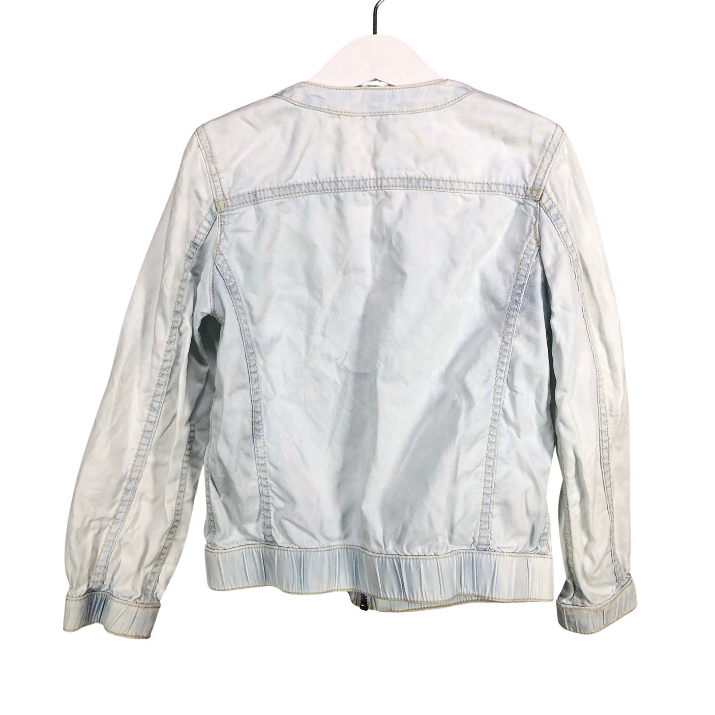 Unisex Benetton - Denim jacket, size 116 - 122 - Light blue (2)