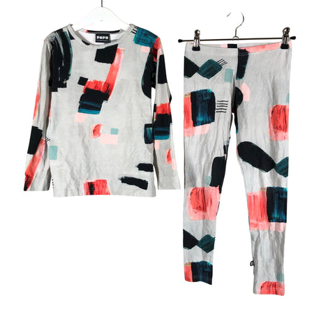 Unisex Papu - Tricot shirt, size 122 - 128 - Gray ()